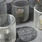 House Doctor 10 cm Check Tealight Holder With Silver Finish
