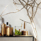 House Doctor Alir Shaker in Brass Finish
