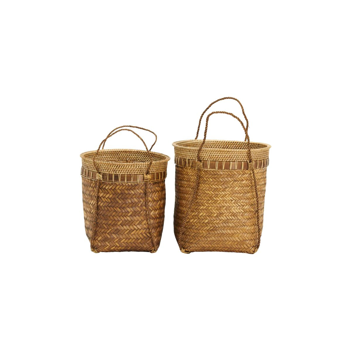 House Doctor Balie Baskets With Natural Finish