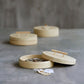 House Doctor Bamboo Storage With Lid in Natural Finish