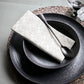 House Doctor Baroque Napkins in Greyish Brown Finish