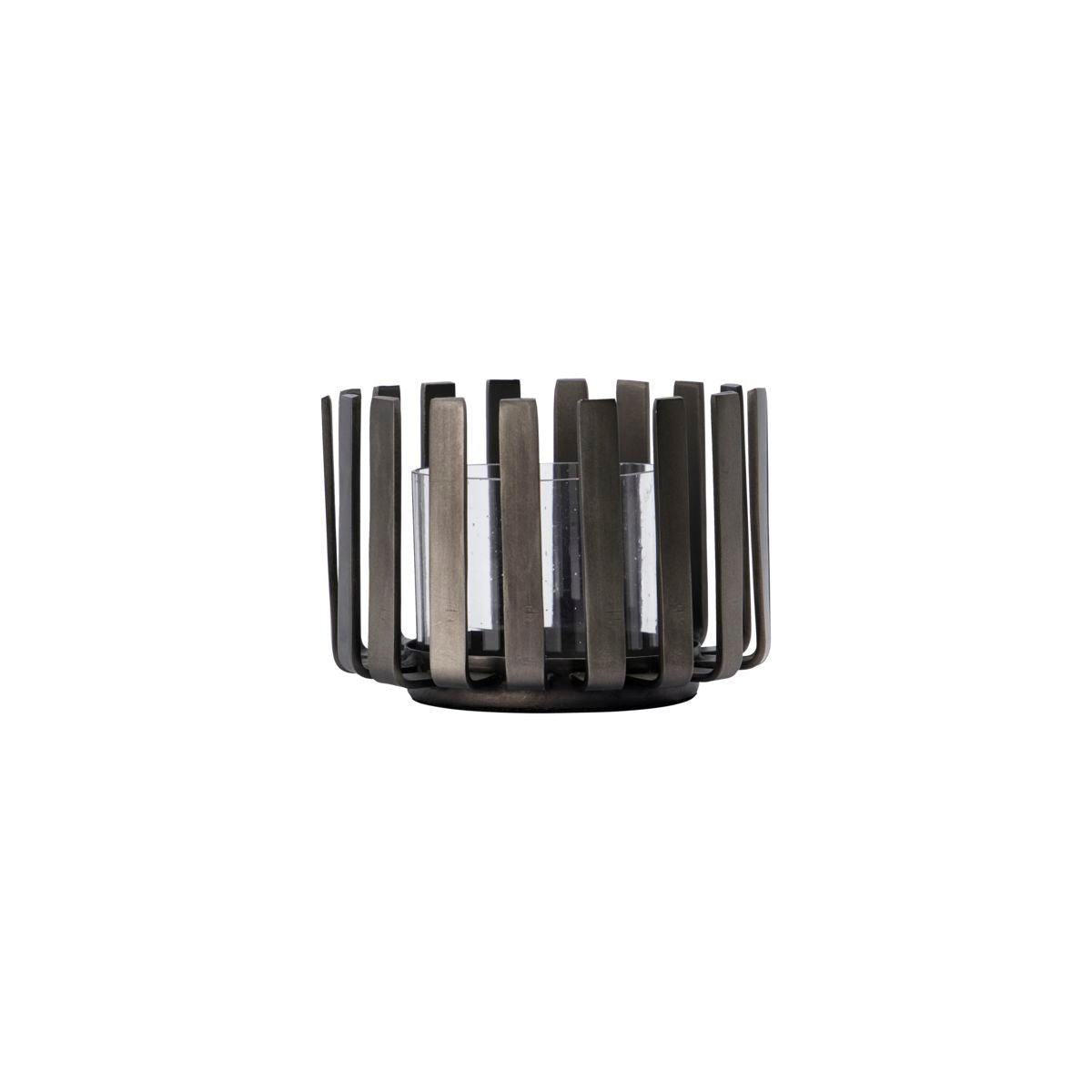 House Doctor Bars Tealight Holder in Black Finish