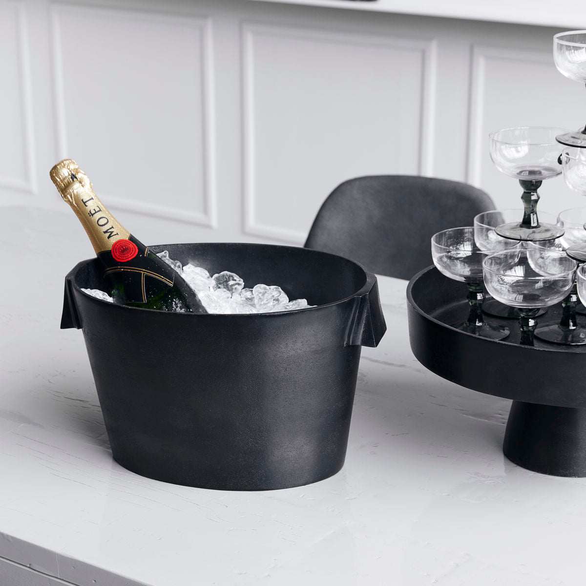 House Doctor Buck Wine Cooler in Browned Brass Finish