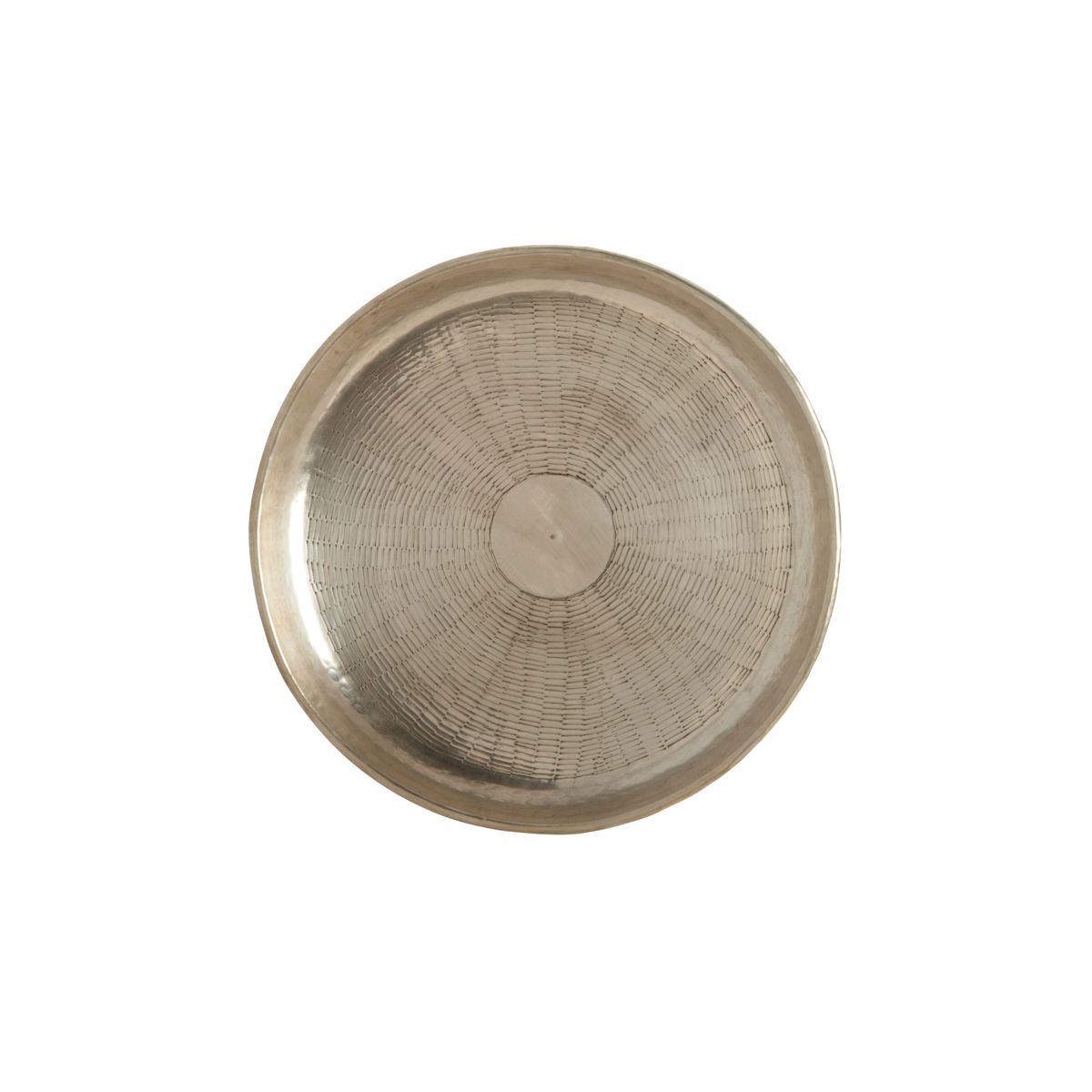 House Doctor Carve Tray With Antique Silver Finish