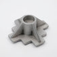 House Doctor Castle Candle Holder With Antique Aluminum Finish