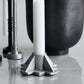 House Doctor Castle Candle Holder With Antique Aluminum Finish