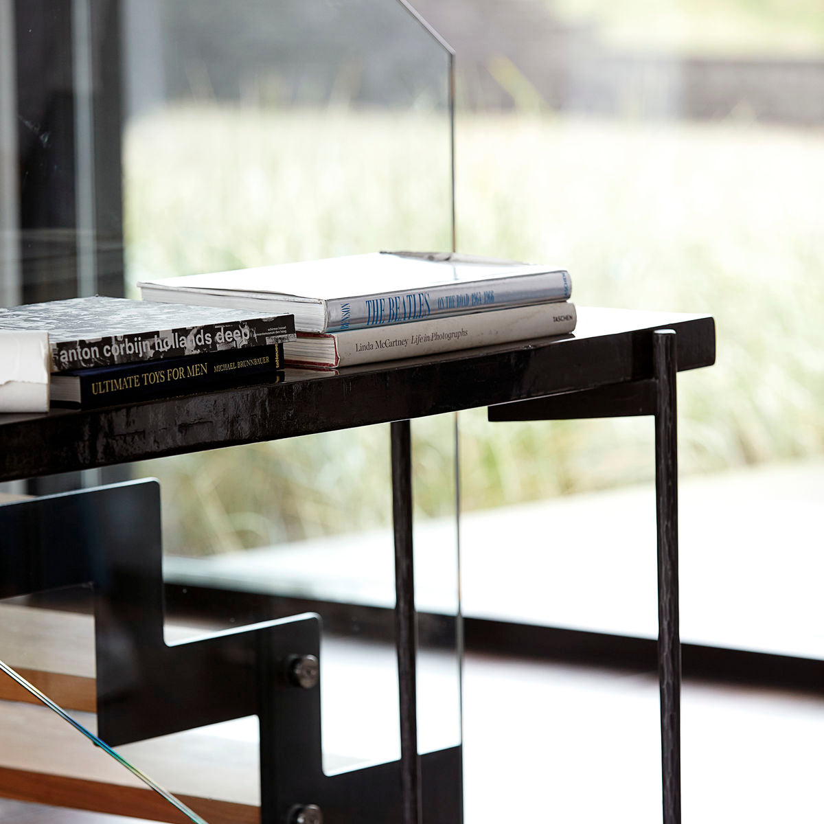 House Doctor Close Console Table in Black Finish