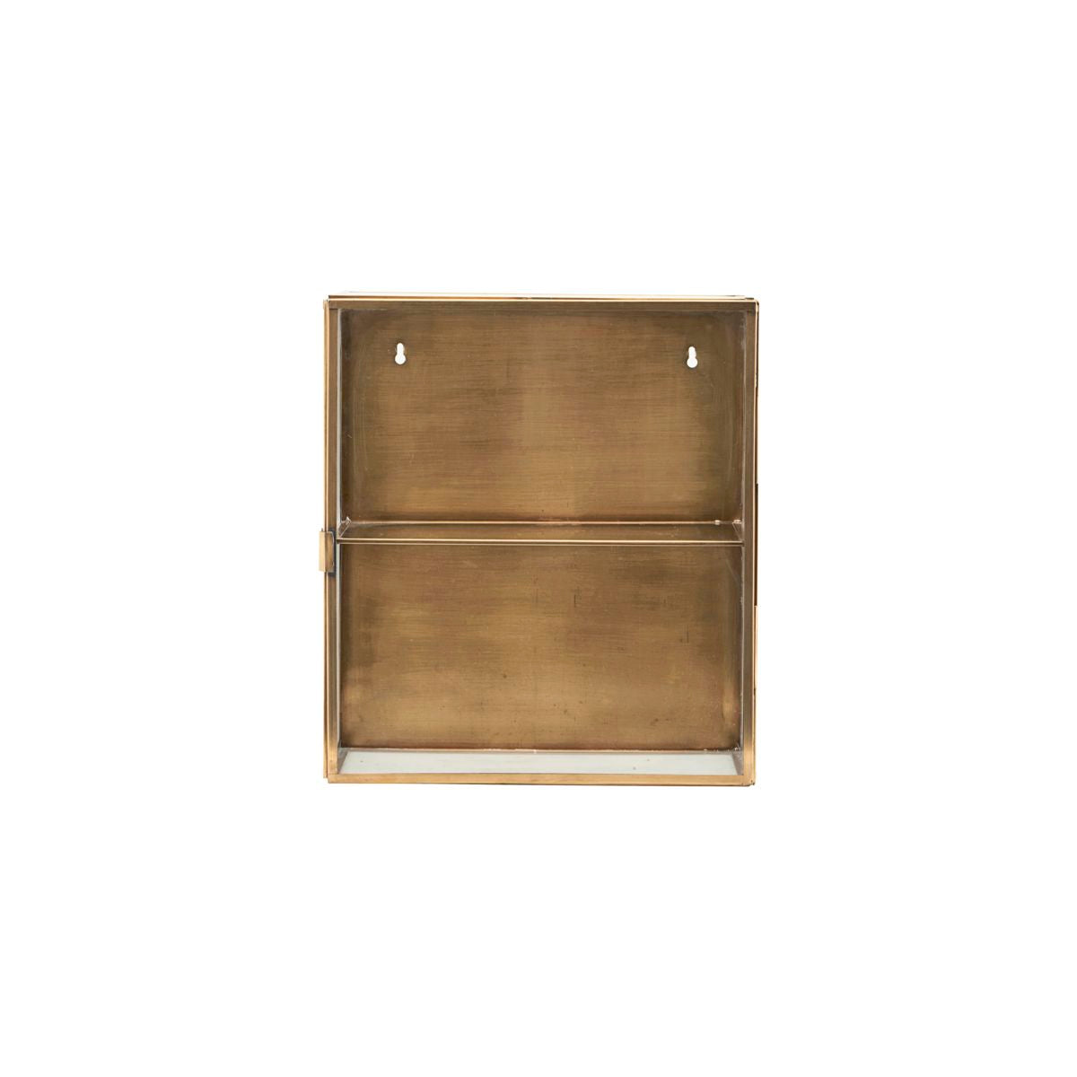 House Doctor Glass Cabinet With Brass Finish