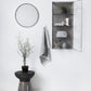 House Doctor Glass Cabinet With Zinc Finish