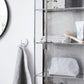 House Doctor Glass Cabinet With Zinc Finish