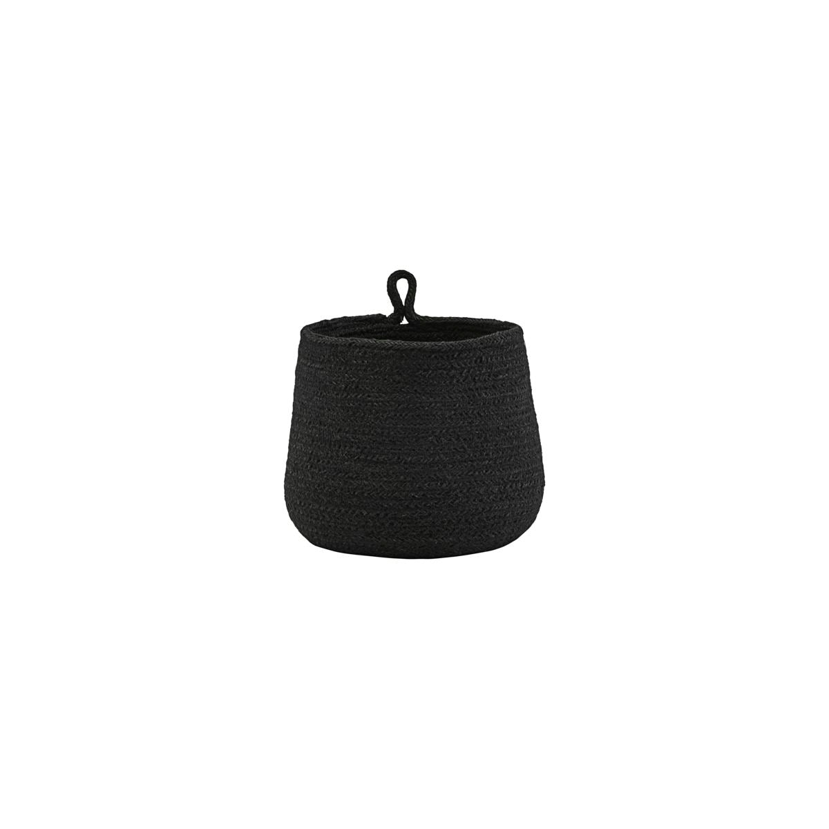 House Doctor Hang Basket in Black Finish