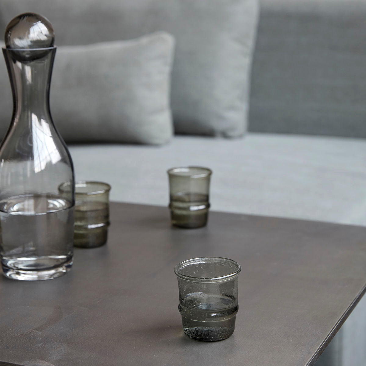 House Doctor Jeema Glass in Grey Finish