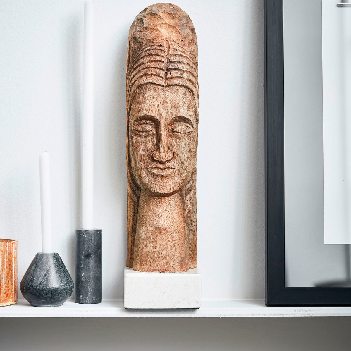 House Doctor Mindful Art Piece With Natural Finish