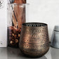 House Doctor Perfo Tealight Holder in Copper Finish