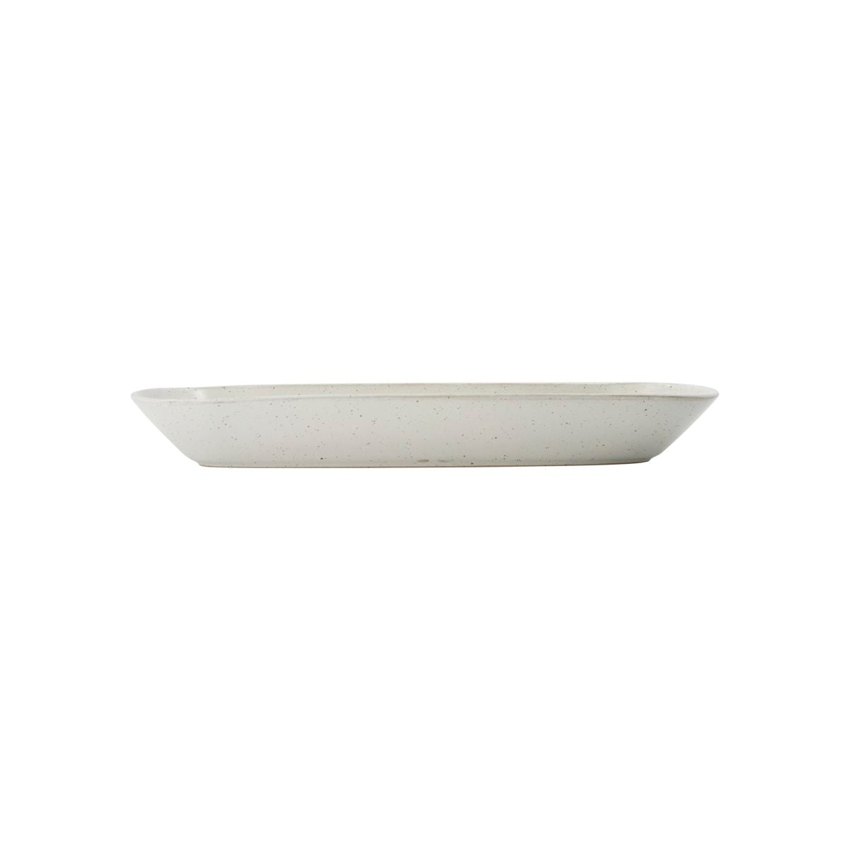 House Doctor Pion Serving Dish in Greyish White Finish