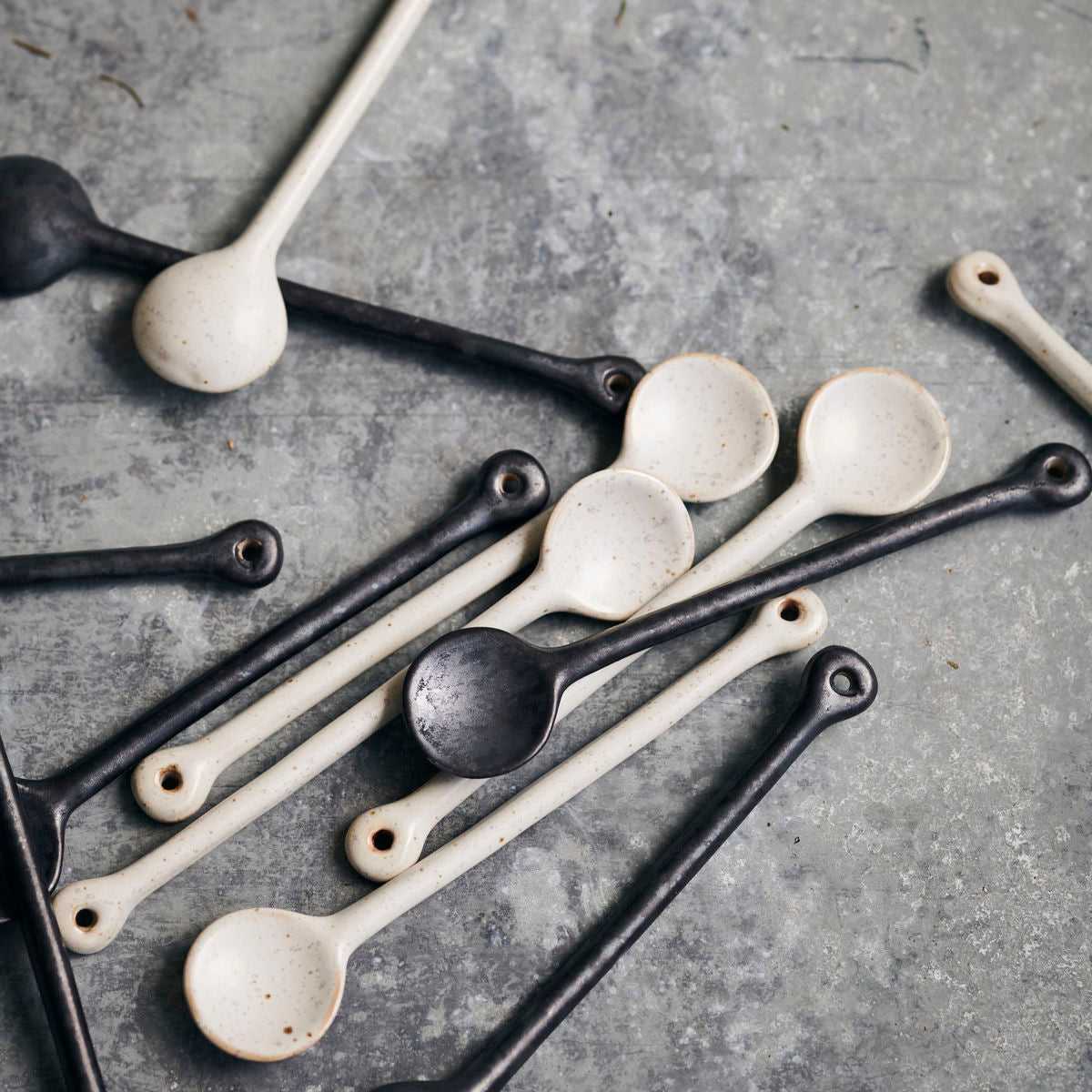 House Doctor Pion Spoon in Black and Brown Finish