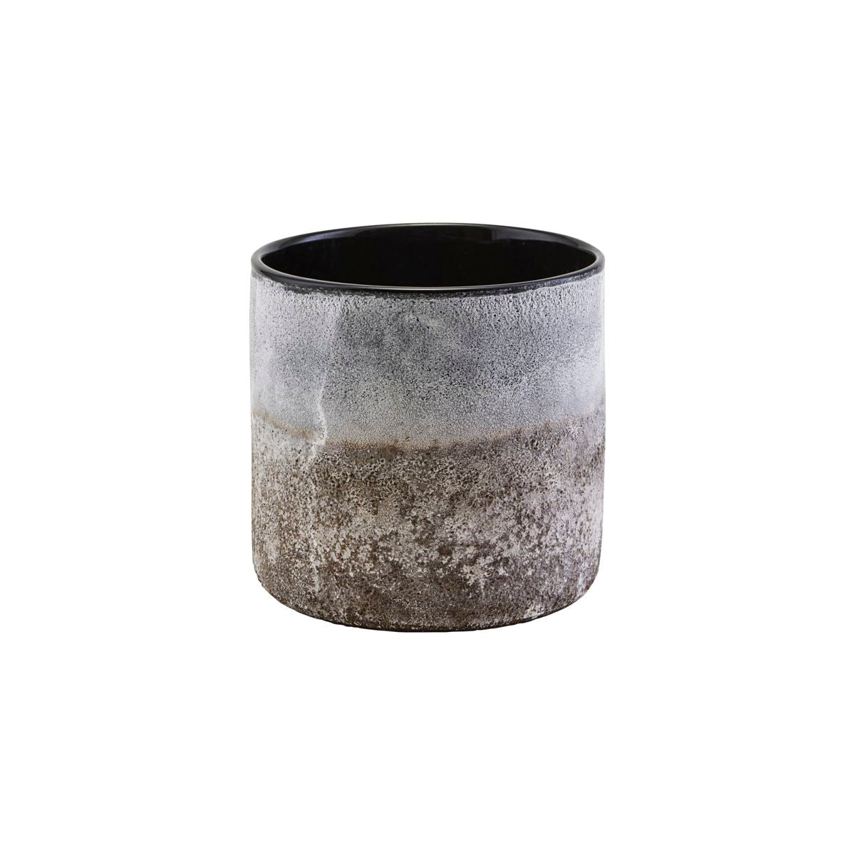House Doctor Rock Tealight Holder With Brass Finish
