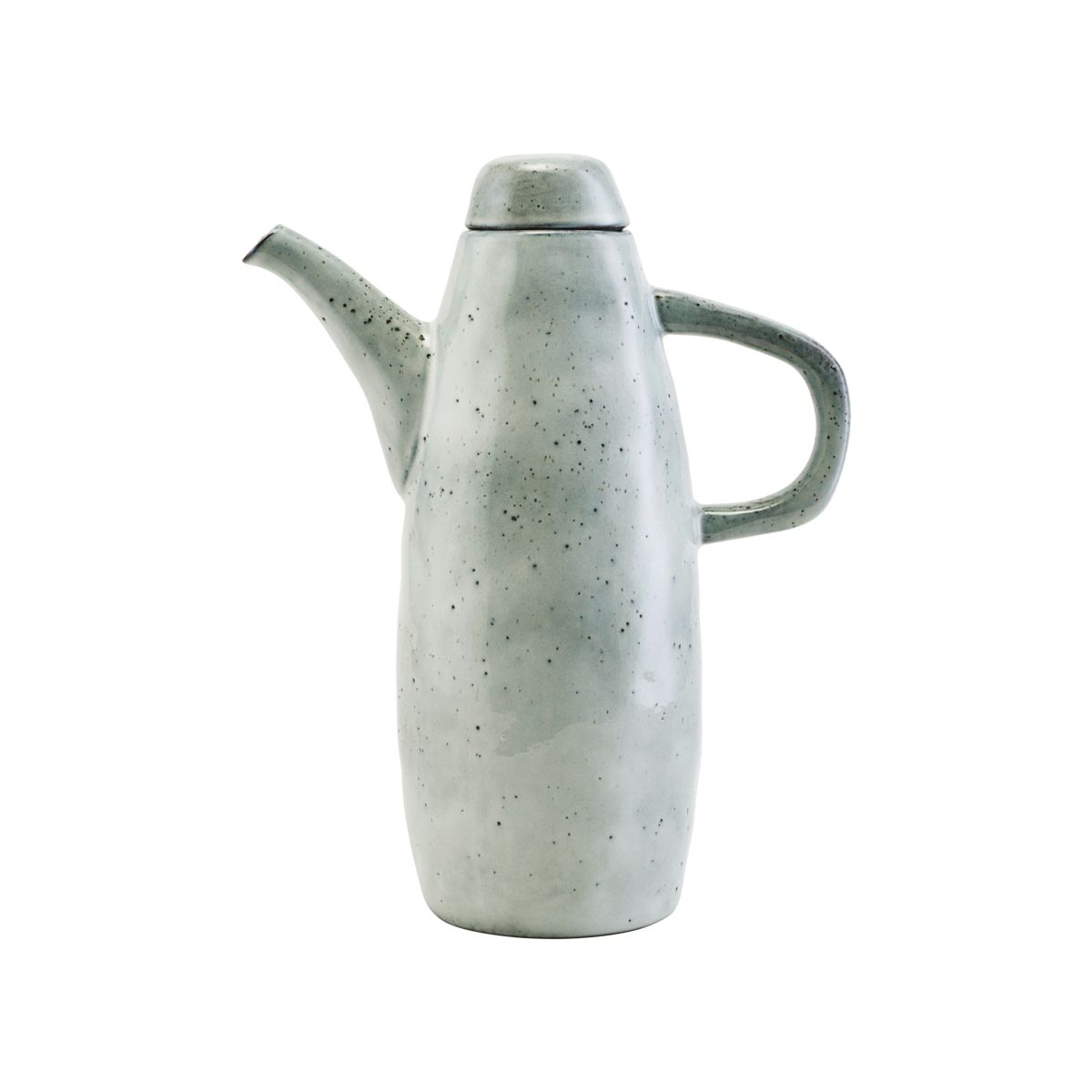 House Doctor Rustic Jug With Lid in Greyish Blue Finish