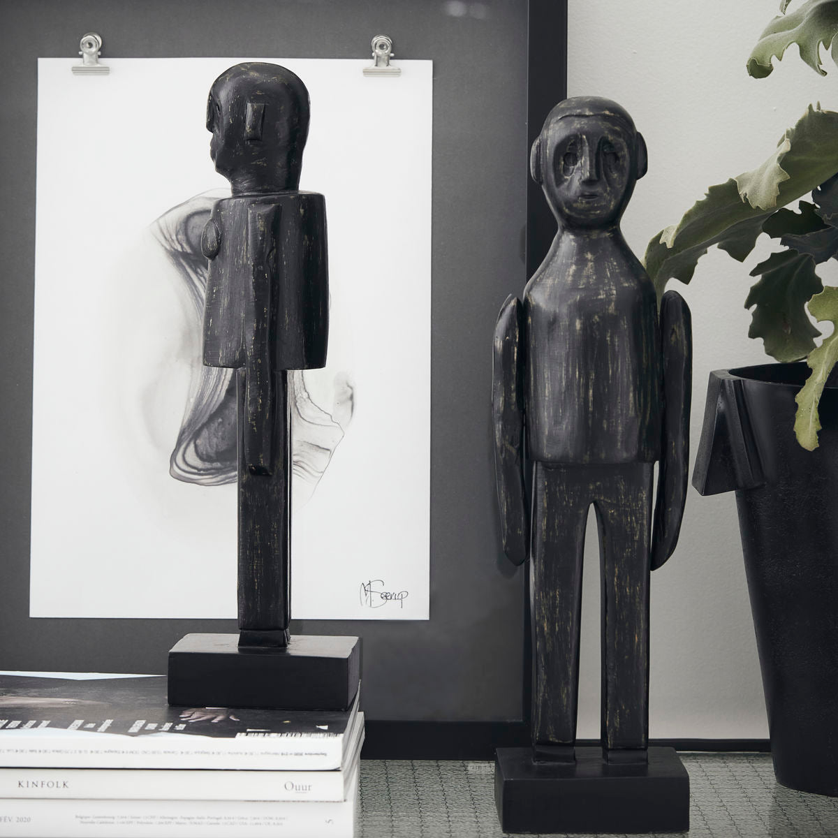 House Doctor Spouses Art Piece in Black Finish