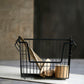 House Doctor Steel Basket With Matte Black Finish