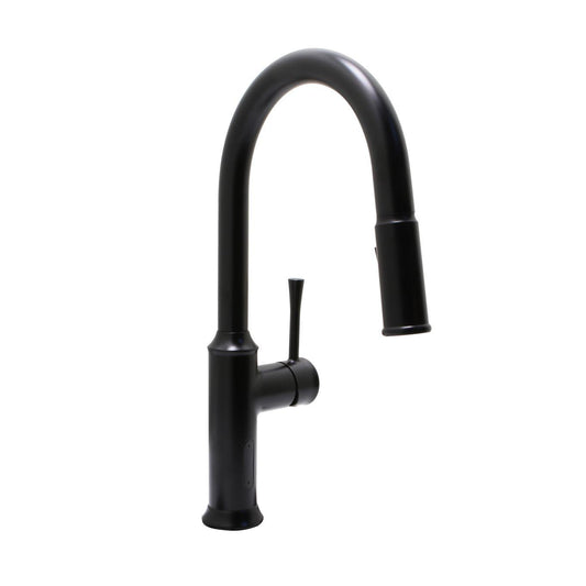 Huntington Brass Albany IS Intellisense Matte Black Pull-Down Voice and Sensor Activated Kitchen Faucet