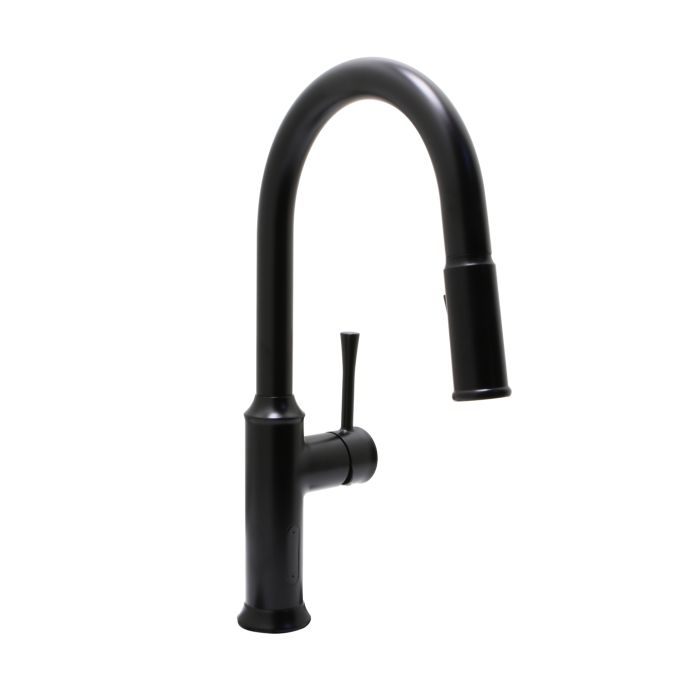 Huntington Brass Albany Matte Black Pull-Down Kitchen Faucet