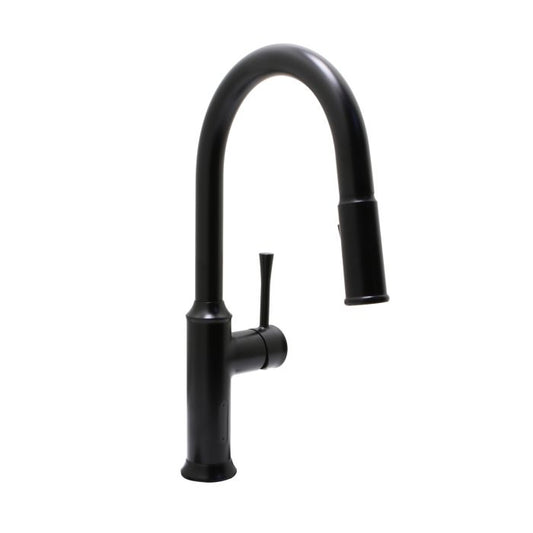 Huntington Brass Albany Matte Black Pull-Down Kitchen Faucet