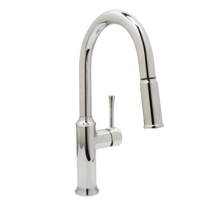 Huntington Brass Albany Polished Chrome Pull-Down Kitchen Faucet