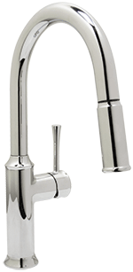 Huntington Brass Albany Pull-Down 16" Chrome Kitchen Faucet by Chemcore Industries