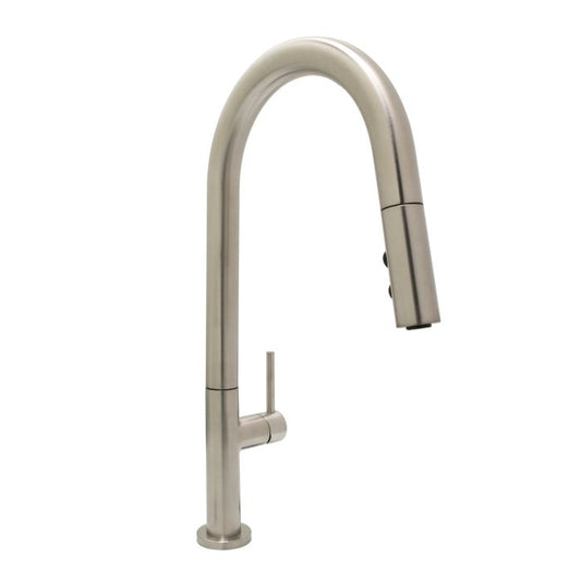 Huntington Brass Cevi PVD Satin Nickel Pull-Down Kitchen Faucet