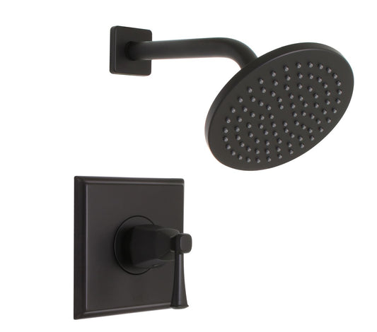 Huntington Brass Davenport Matte Black Shower Trim