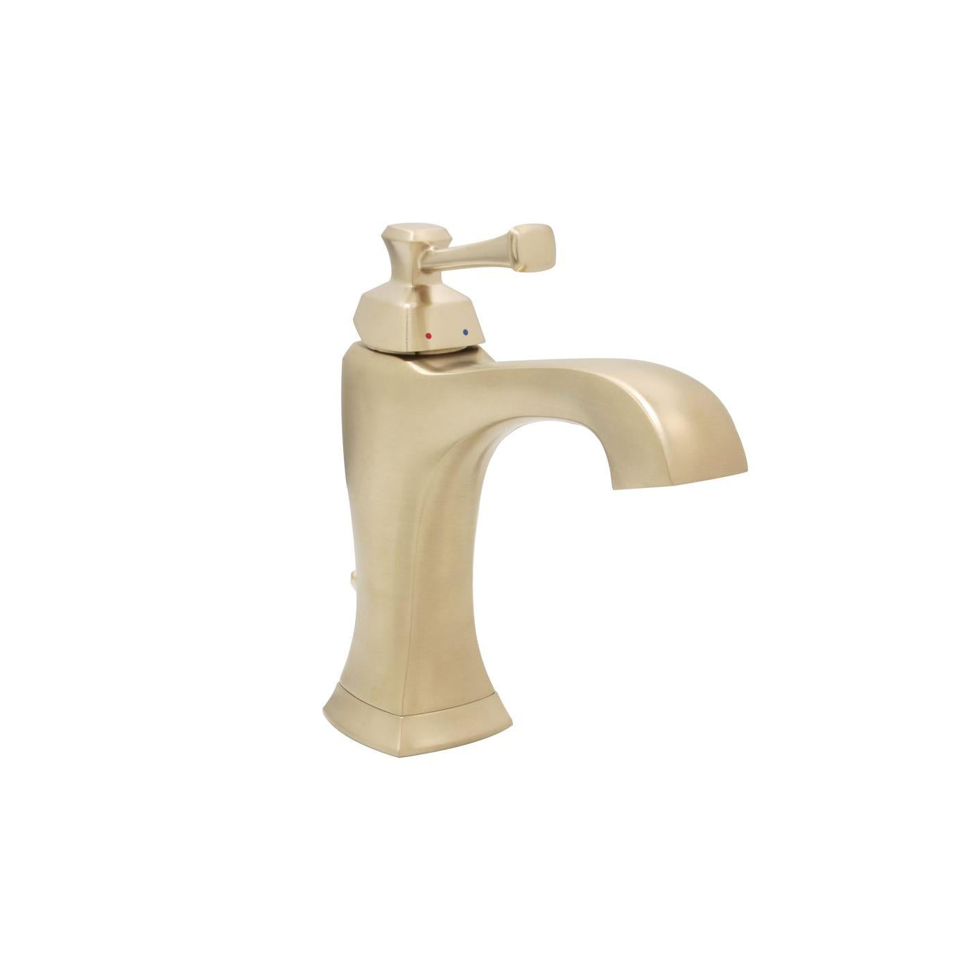 Huntington Brass Davenport PVD Satin Brass Single Control Lavatory Faucet