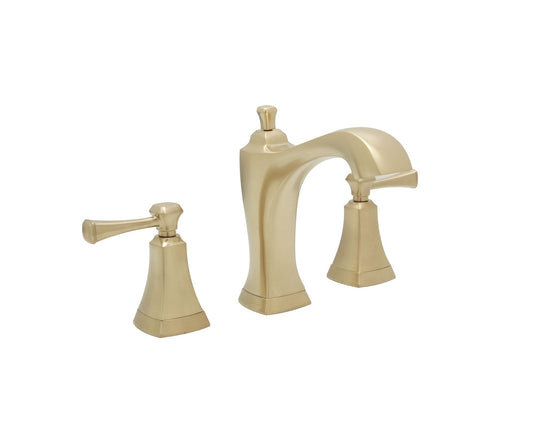 Huntington Brass Davenport PVD Satin Brass Widespread Lavatory Faucet