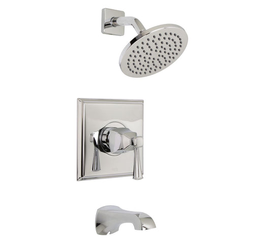 Huntington Brass Davenport Polished Chrome Tub and Shower Package