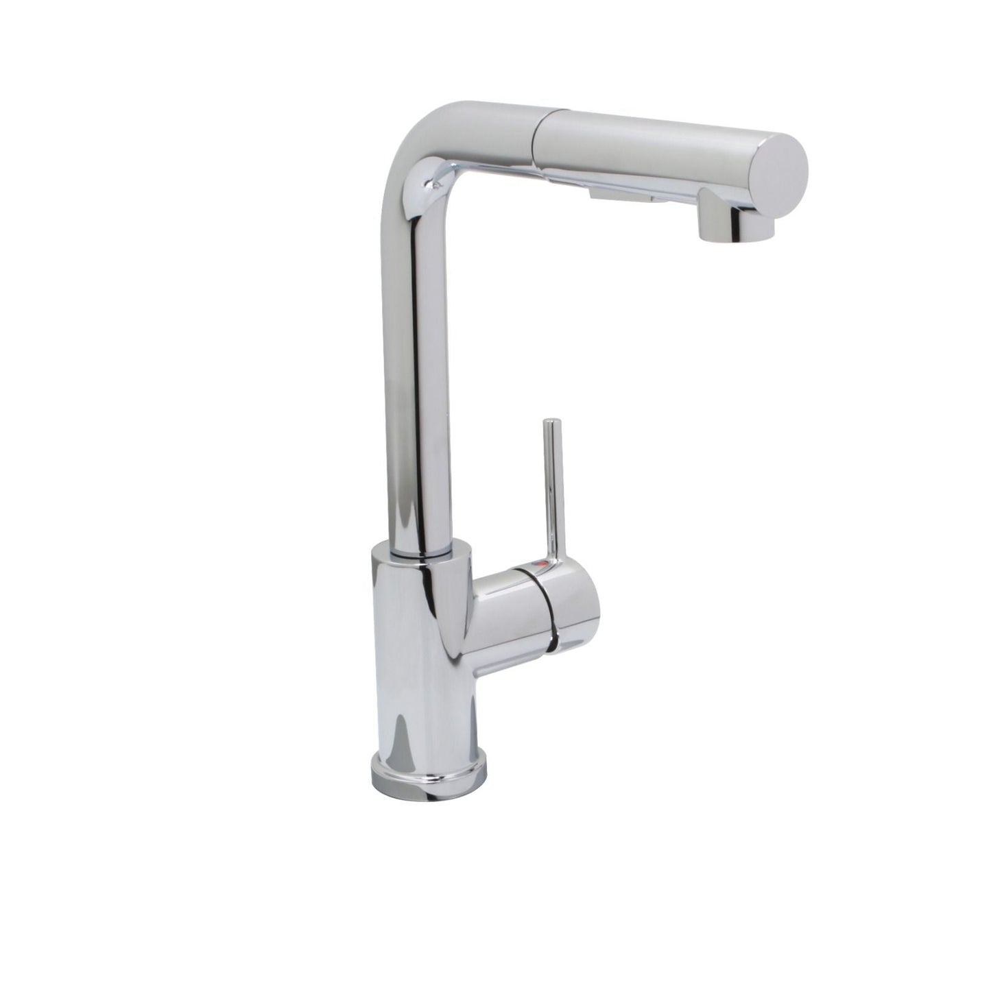 Huntington Brass Euro Curve Polished Chrome Pull-Out Kitchen Faucet