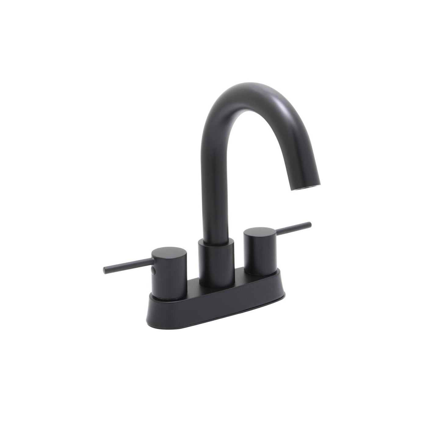 Huntington Brass Euro Matte Black Center Set Lavatory Faucet
