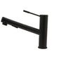 Huntington Brass Euro Matte Black Pull-Out Kitchen Faucet