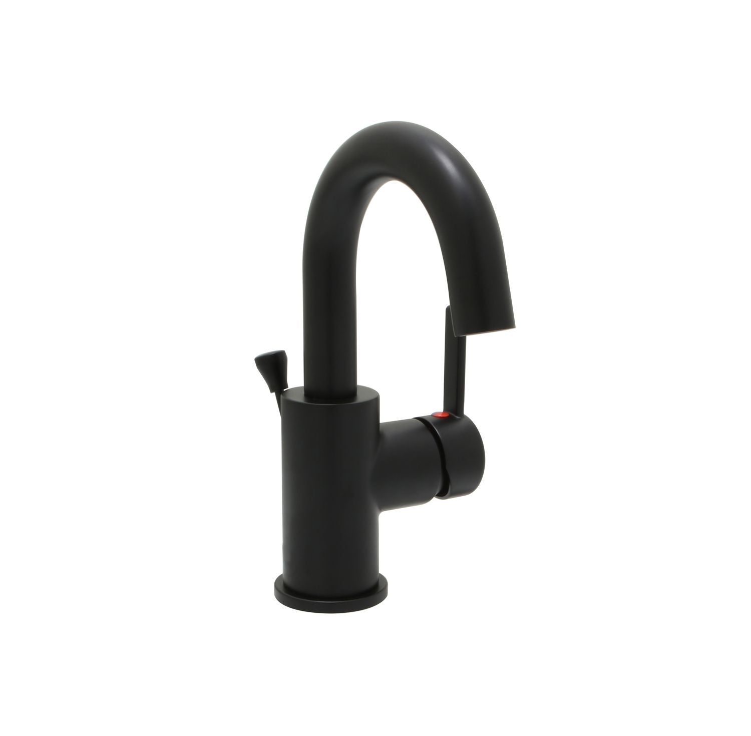 Huntington Brass Euro Matte Black Single Handle Lavatory Faucet