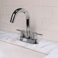 Huntington Brass Euro Polished Chrome Center Set Lavatory Faucet