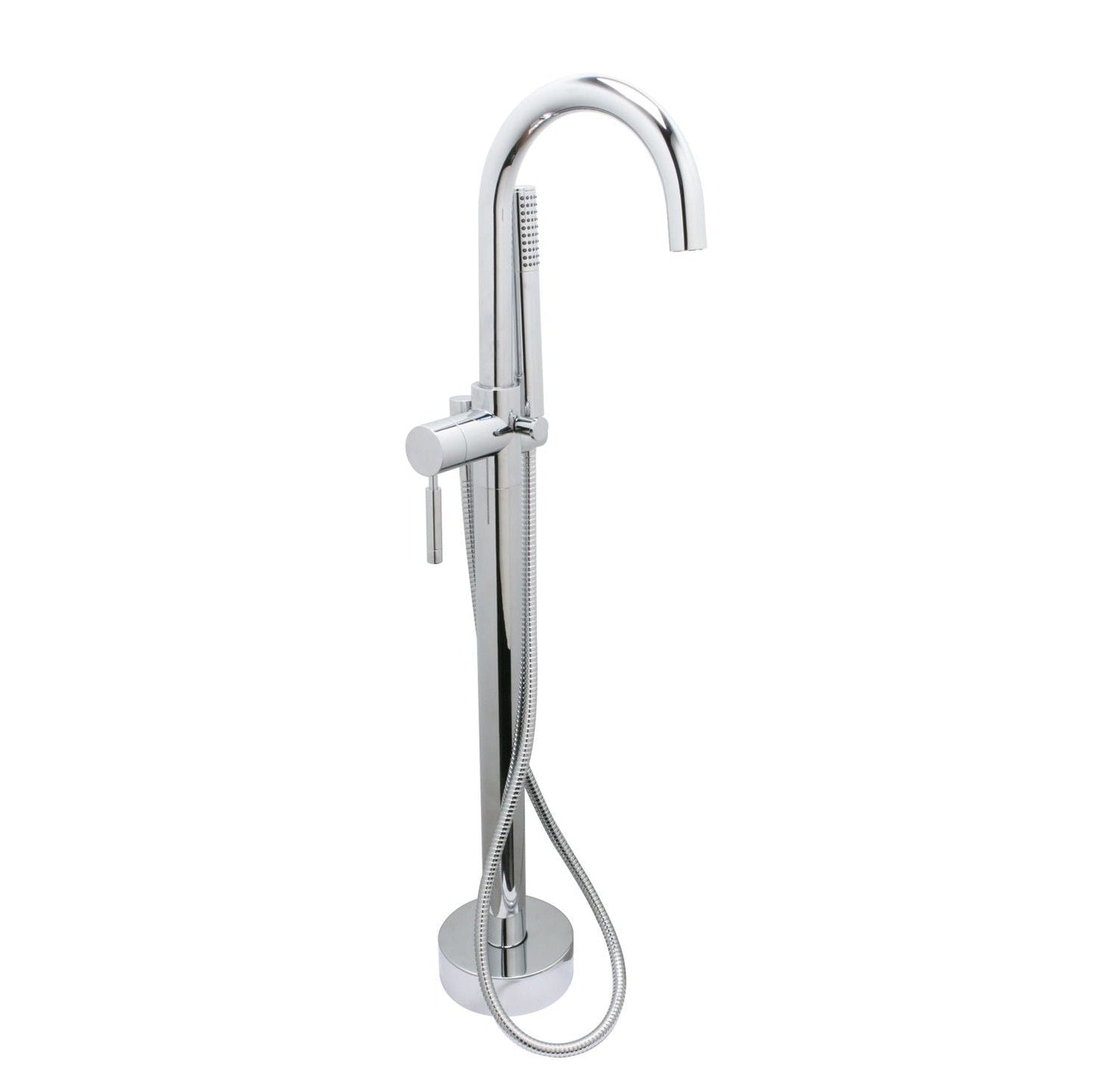 Huntington Brass Euro Polished Chrome Freestanding Tub Filler Faucet
