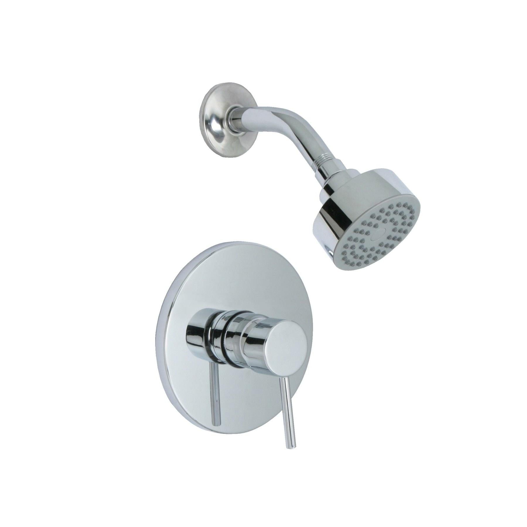 Huntington Brass Euro Polished Chrome Shower Package