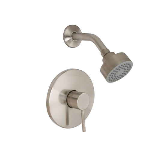 Huntington Brass Euro Satin Nickel Shower Package