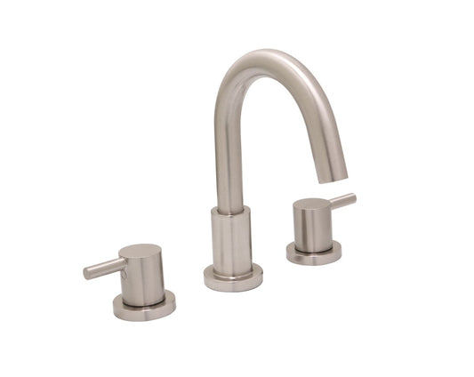 Huntington Brass Euro Satin Nickel Widespread Lavatory Faucet