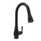 Huntington Brass Isabelle Matte Black Pull-Down Kitchen Faucet