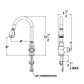 Huntington Brass Isabelle PVD Satin Nickel Pull-Down Kitchen Faucet