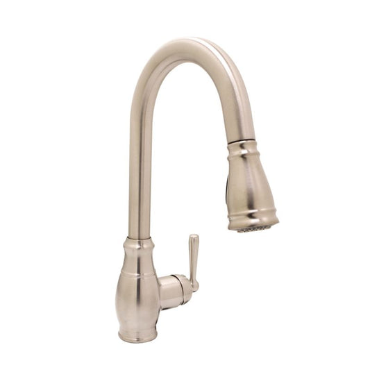 Huntington Brass Isabelle PVD Satin Nickel Pull-Down Kitchen Faucet