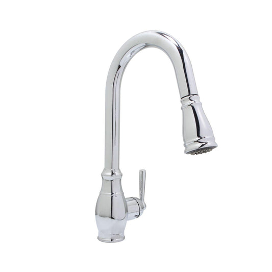 Huntington Brass Isabelle Polished Chrome Pull-Down Kitchen Faucet