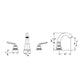 Huntington Brass Isabelle Polished Chrome Widespread Lavatory Faucet