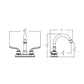 Huntington Brass Isabelle Satin Nickel Center Set Bathroom Faucet (W4220529-2)