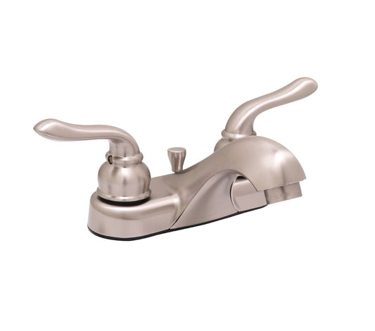 Huntington Brass Isabelle Satin Nickel Center Set Bathroom Faucet